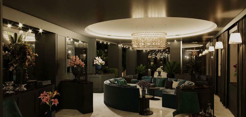 Hotel Palazzo Doglio Cagliari Exteriér fotografie The lobby of the hotel